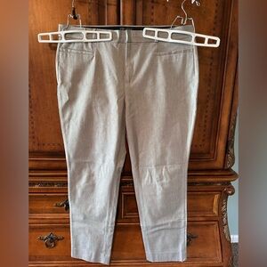 Banana Republic Gray Cropped Chinos